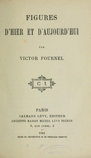 Cover of: Figures d'hier et d'aujourd'hui