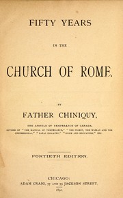 Cover of: Fifty years in the Church of Rome