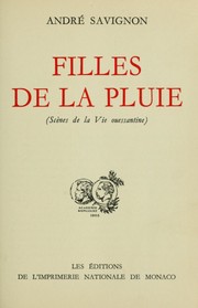 Cover of: Filles de la pluie (scènes de la vie ouessantien)