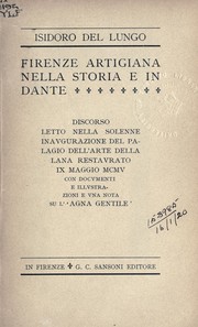 Cover of: Firenze artigiana nella storia e in Dante