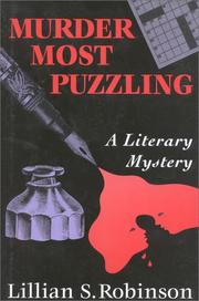 Cover of: Murder most puzzling: a literary mystery