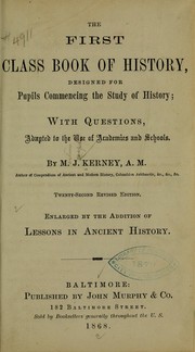 Cover of: The first class book of history