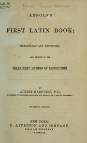 Cover of: First Latin book