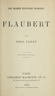 Cover of: Flaubert