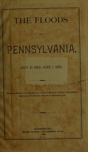 Cover of: Floods in Pennsylvania