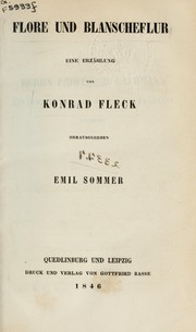 Cover of: Flore und Blanscheflur by Konrad Fleck