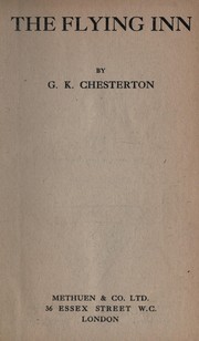 Cover of: The flying inn by Gilbert Keith Chesterton