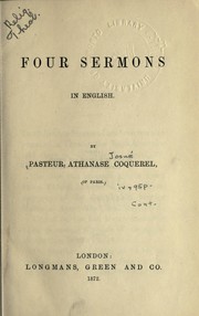 Cover of: Four sermons in English
