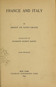 Cover of: France and Italy