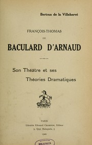 François Thomas de Baculard d'Arnaud by Bertran de La Villehervé