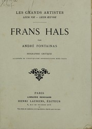 Cover of: Frans Hals