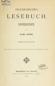 Cover of: Französisches Lesebuch: Unterstufe