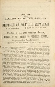 Cover of: Freedom of the press wantonly violated by Manton Marble, Manton Marble