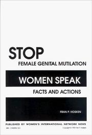 Cover of: Stop female genital mutilation by Fran P. Hosken