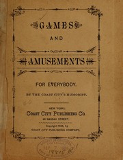Cover of: Games and amusements for everybody by 