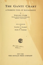 The Gantt chart by Clark, Wallace