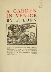 Cover of: A garden in Venice