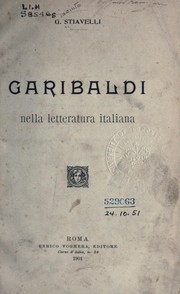 Cover of: Garibaldi nella letteratura italiana