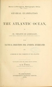 Cover of: General examination of the Atlantic Ocean