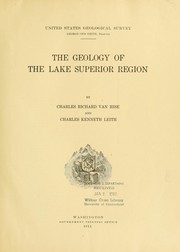 Cover of: The geology of the Lake Superior region