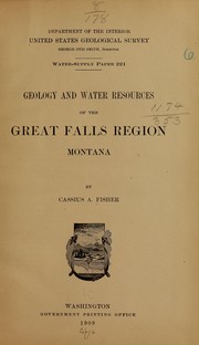 Cover of: Geology and water resources of the Great Falls region, Montana