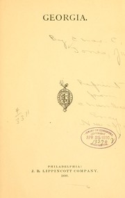 Cover of: Georgia. by Charles Colcock Jones Jr.