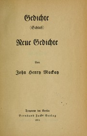 Cover of: Gesammelte Werke