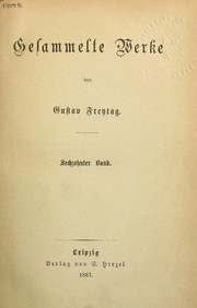 Cover of: Gesammelte Werke by Gustav Freytag