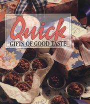 Cover of: Quick gifts of good taste