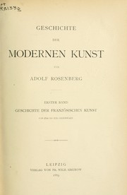 Cover of: Geschichte der modernen Kunst