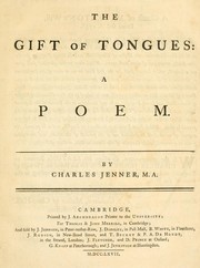 Cover of: The gift of tongues.