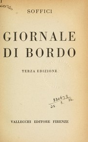 Cover of: Giornale di bordo