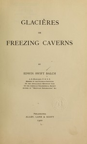 Cover of: Glacières