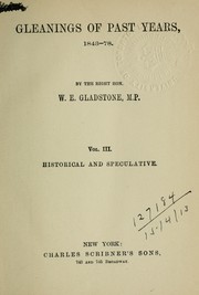 Cover of: Gleanings of past years, 1843-78