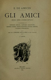 Cover of: Gli amici by Edmondo De Amicis