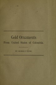 Cover of: Gold ornaments from United States of Colombia
