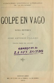 Cover of: Golpe en vago by José A. Pillado