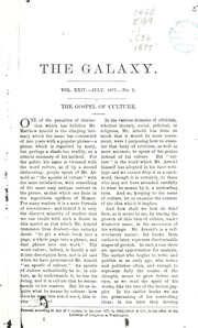 Cover of: The gospel of culture by T. M. Coan