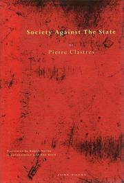 Cover of: Society Against the State by Pierre Clastres