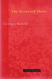 The accursed share by Georges Bataille