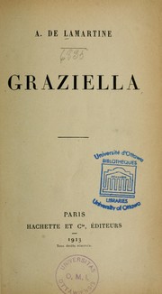 Cover of: Graziella. by Alphonse de Lamartine
