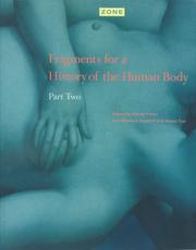 Cover of: Fragments for a history of the human body by edited by Michel Feher with Ramona Naddaff and Nadia Tazi.