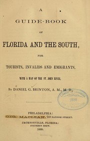 A guide-book of Florida and the South by Daniel Garrison Brinton