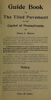 Cover of: Guide book to the tiled pavement in the capitol of Pennsylvania