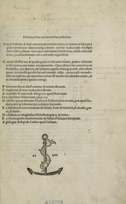 Habentur hoc uolumine hæc, uidelicet. Vita, & Fabellæ Aesopi cum interpretatione latina by Aldo Manuzio