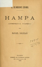 Cover of: Hampa: (Antropologia Picaresca)