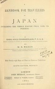 Cover of: A handbook for travellers in Japan by Basil Hall Chamberlain