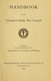 Cover of: Handbook of the National Catholic war council by National Catholic War Council (U.S.)