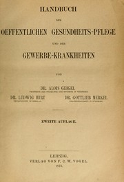 Cover of: Handbuch der speciellen Pathologie und Therapie by H. von Ziemssen