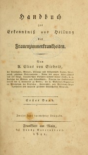 Cover of: Handbuch zur Erkenntniss und Heilung der Frauenzimmerkrankheiten